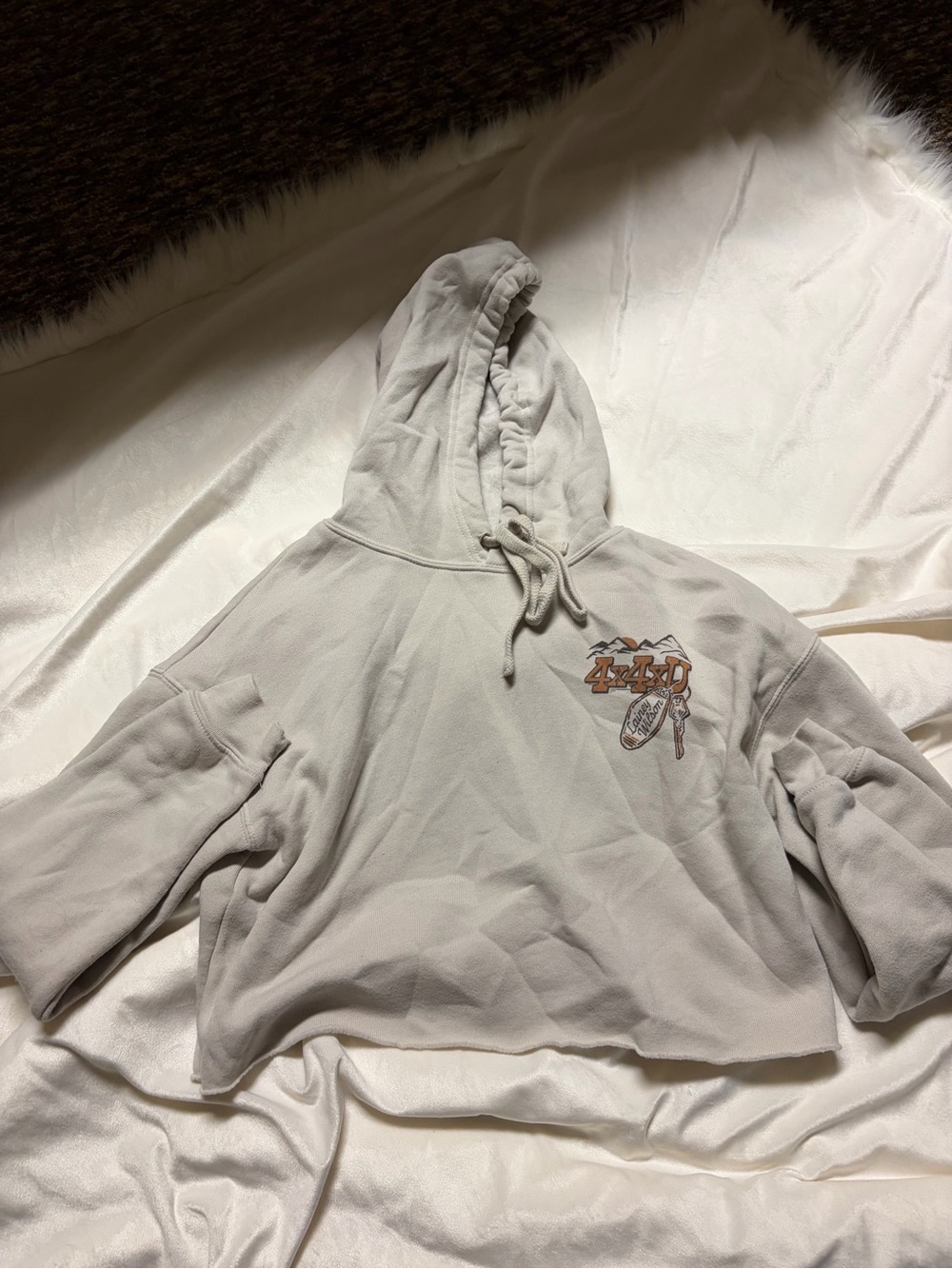 Lainey Wilson 4x4xU Cropped Hoodie